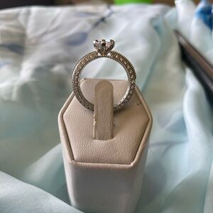 COPY - NAVY BRIDAL WEDDING RING SIZE 10